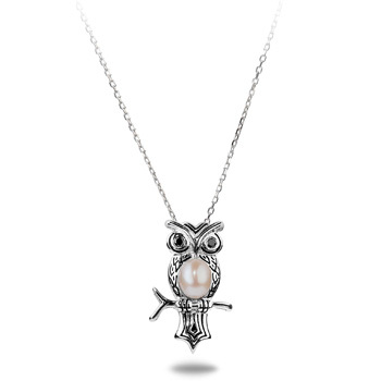 Mia's Owl Charm Necklace