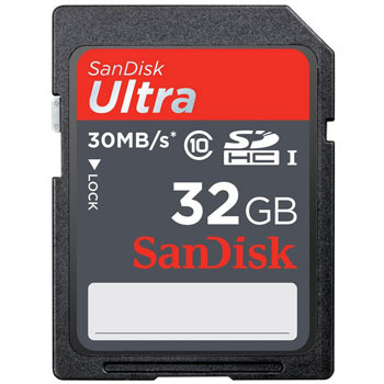SanDisk Ultra SDHC Memory Card 32GB