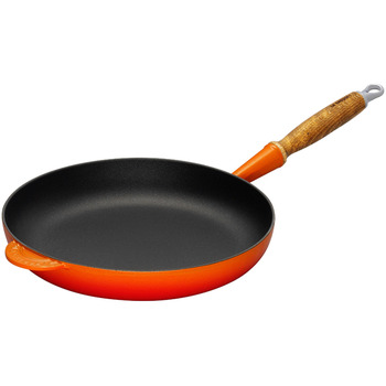 Le Creuset VOLCANIC Frying Pan with Wooden Handle 26cm