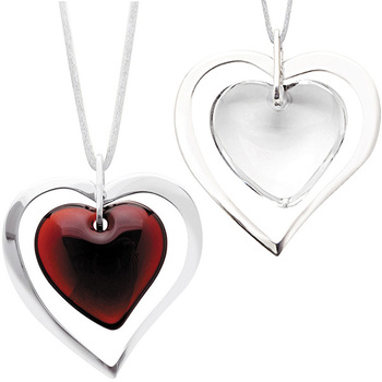 Lalique AMOUREUSE POUR LA VIE Heart Pendant Necklace