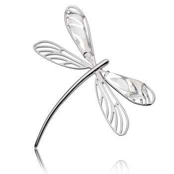 Lalique LIBELLULE Dragonfly Pendant Necklace