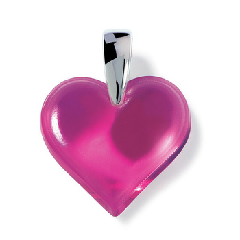 Lalique AMOUREUSE BEAUCOUP Heart Pendant Necklace