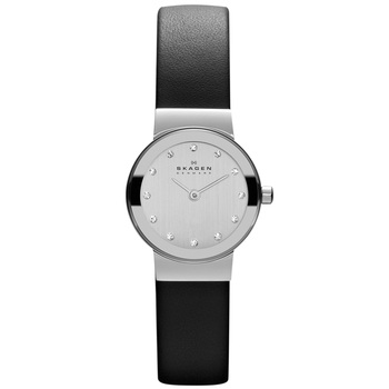 Skagen FREJA Ladies Mini Watch with Leather Strap