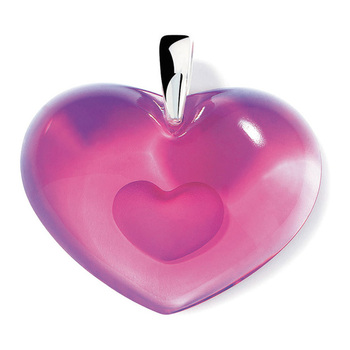 Lalique AMOUREUSE À LA FOLIE Pendant Necklace, Fuchsia